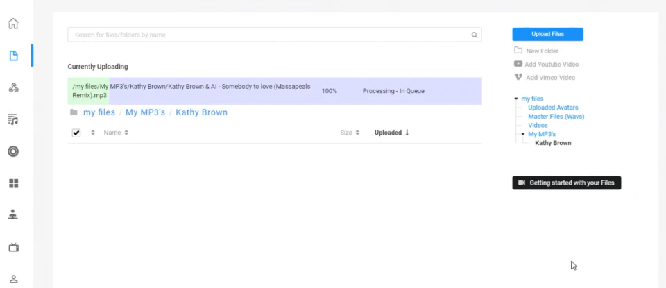 screenshot of Music Gateway